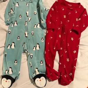 Penguin and Holiday Print Kids One Pieces- 9 month